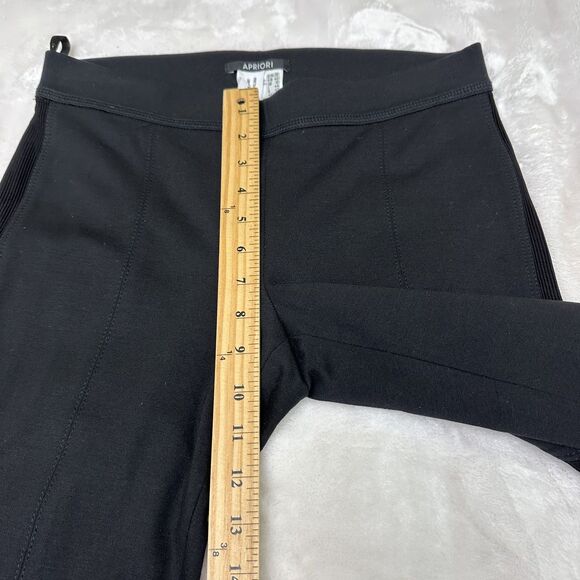 Apriori Escada Group Womens Black Stretch Pants Leggings Sz 8 - Picture 10 of 12